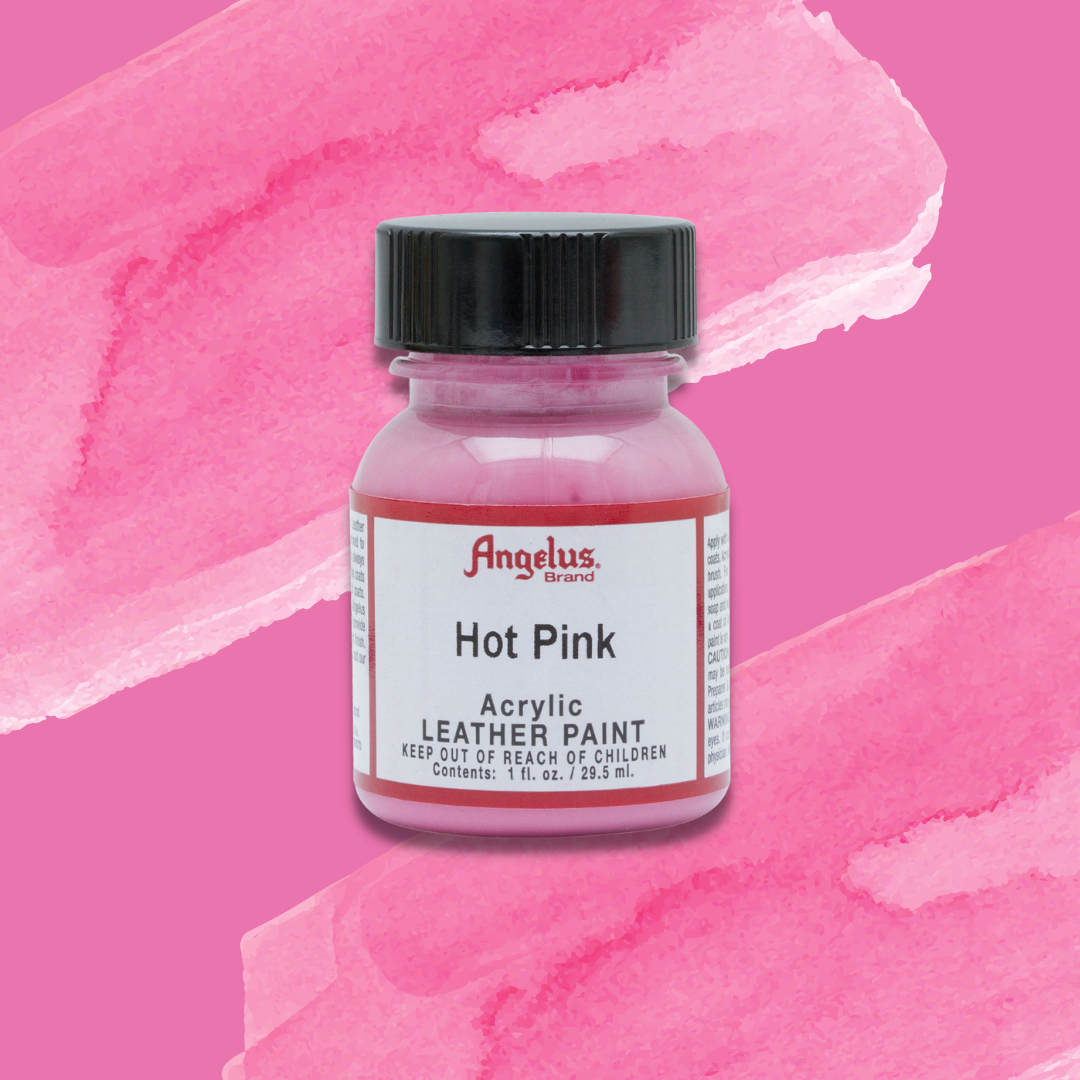 angelus leather paint hot pink